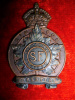M58 - The Simcoe Foresters Officer’s Cap Badge circa 1920-1936